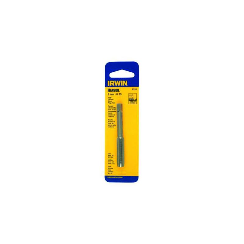 IRWIN 8336 Tap – 9mm-1.0 Plug Thread Tap For Metalworking