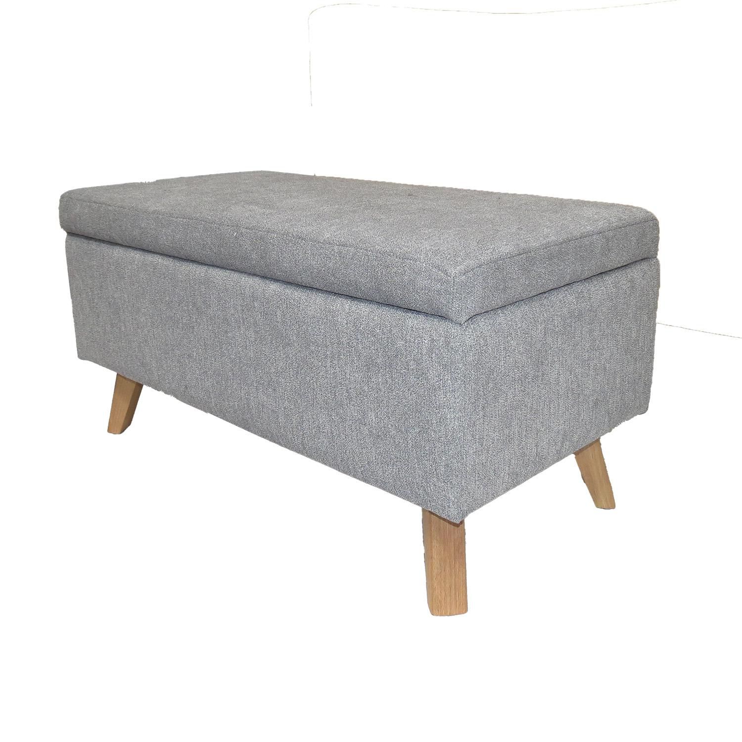 Puff baul gris falcon 46x82x42cm gris - Homecenter.com.co