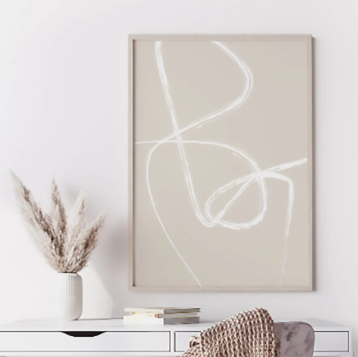 Cuadro Contraste Beige - Homecenter.com.co