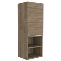 Mueble Auxiliar Mila Miel 30 Cm Con Una Puerta Y Entrepaños