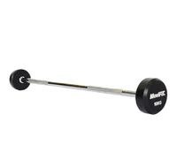Barra Sellada Recta Redonda Encauchetada Movifit De 10 Kg