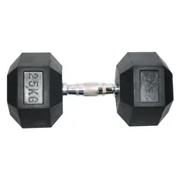 Mancuerna Hexagonal Encauchetada Movifit De 25 Kg