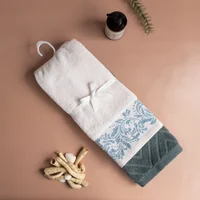 Toalla Set de 2 Und Just Home Collection 500gr 50x80 cm Azul