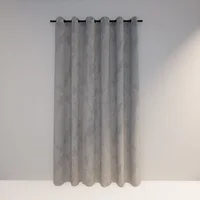 Cortina Blackout 100% Cassis 200 X 230 cm Gris Just Home Collection