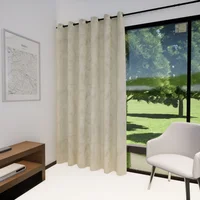 Cortina Blackout 100% Cassis 300 X 250 cm Taupe Just Home Collection