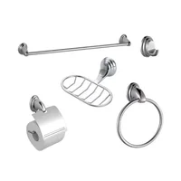 Accesorio 5 Piezas Eco Zamak Base Oval Cromo Brillante