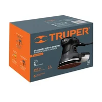 Lijadora Roto Orbital 5 Pulgadas Eléctrica 260 W 1400 RPM Industrial + 3 Lijas