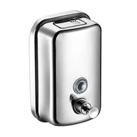 Dispensador de Jabon Acero Inox 800 Ml Set X 12 Unidades