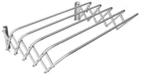 Tendedero Pared Extensible 100X95cm 25 Kilos 5 Tubos Blanco Klein