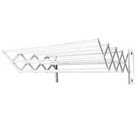 Tendedero Pared Extensible 60X95cm 25 Kilos 11 Tubos Blanco Klein