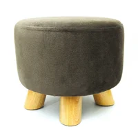 Banzay Puff Aux Butaco Redondo 30x30x30 Cafe Set X 6 Unidades