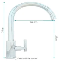 Llave Lavaplatos Alta Mucca Set X 4 Unidades