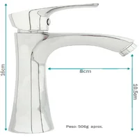 Llave Lavamanos Baja Criffra Set X 4 Unidades