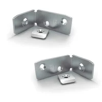 Par Fijacion Metalica Gola Con Tornillo