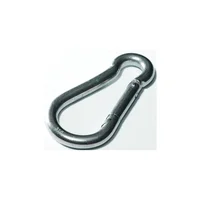 Eslabón Tipo Mosquetón con Resorte Acero Inoxidable de 0.79 cm
