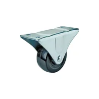 Rueda Maciza de Caucho de 5.08 cm