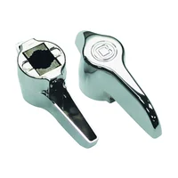 Manija de Grifo Danco de Zinc Cromado con Agarre Tipo Vise Grip