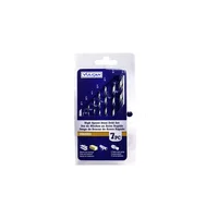 Broca de Acero de Alta Velocidad 0.15 - 0.63 cm X 7 Piezas