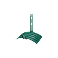 Colgador De Manguera Metálico Verde Mate Para Montaje En Pared