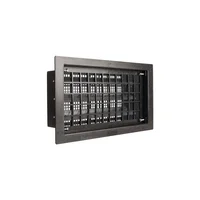 Ventilación Cimientos 40.64 X 20.32 Cm  Negro