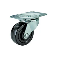 Rueda Giratoria de 6.35 cm de Caucho