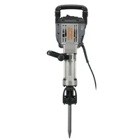 Martillo Demoledor SDS Max Eléctrico 55 J 1600 W 1450 RPM Mango Auxiliar + Cinceles + Estuche Truper