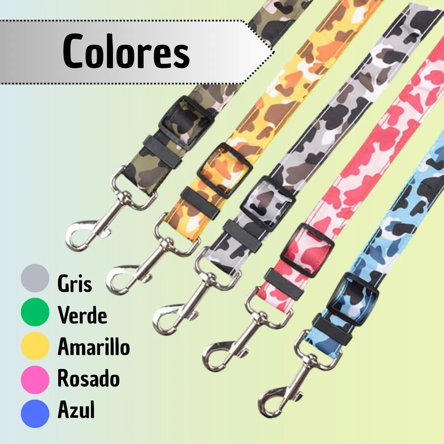 Correa Para Perro De Seguridad Rosado 5