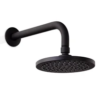 Regadera Con Brazo Koral Mate Black