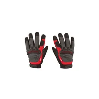 Guantes Milwaukee Multiusos Unisex Talla L con Palma en Cuero y Cierre Ajustable