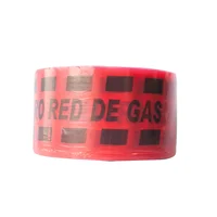 Cinta Peligro 10cm x 500 Metros Set Por 10 Rollos Calibre 2 (peligro Red de Gas)