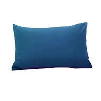 Cojín Almohada Algodón Media 70X0 Cm Azul Rey