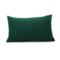 Cojín Almohada Algodón Media 70X10 Cm Verde Esmeralda
