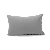 Cojín Almohada Algodón Media 70X10 Cm Gris Plata