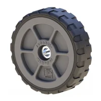 Rueda Maciza 8" Rin Polipropileneo 2 Rodamientos 3/4