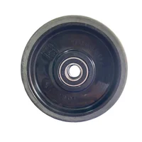 Rueda Hule 6" Rin Polipropileno 2 Rodamiento 3/4