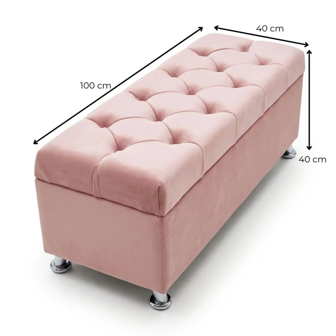 Puff 100 Capitoniado Palo De Rosa - Homecenter.com.co