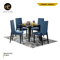 Juego de Comedor 4 Puestos High Class Mónaco