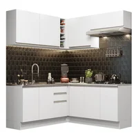 Cocina Integral de Esquina Glamy 3.50 Metros - Blanco 03