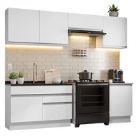 Cocina Integral Glamy 2.60 Metros - Blanco 04