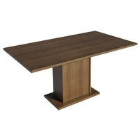 Mesa de Comedor Rectangular Tapa de Madera 5275 Marrón