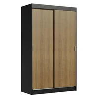 Closet Tokio 218X109X54 Negro Y Marron