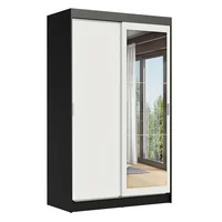Closet Tokio 218X109X54 2 Puertas 1 Espejo Negro