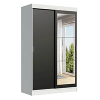 Closet Tokio 218X109X54 2 Puertas 1 Espejo Blanco