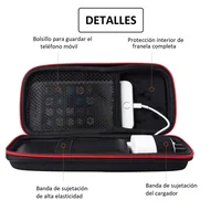 Funda Rigida Estuche Power Bank Celular Cargador