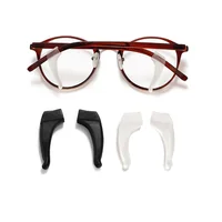 Gancho Soporte para Gafas Anti Caída Silicón Antideslizantes Negro