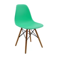 Silla Eames Verde Menta Patas en Madera Set X 12 Unidades