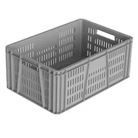 Caja Gris Fondo Lineal Pared Lineal 60x40x25 Gris