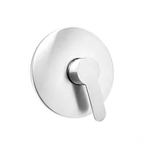 Monomando Ducha 15cm Mezclador Acero Inox 304 Satinado Consumo 9 l/min