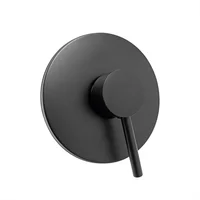 Monomando Mezclador Metálico Negro Cuerpo Bronce Consumo 9 l/min