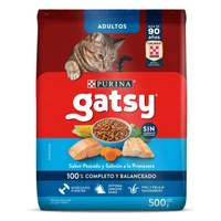 Comida Seca Para Gato Adulto Gatsy Pescado Y Salmón 500g